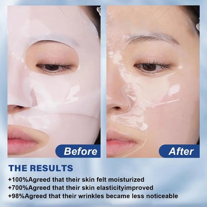 Deep Collagen anti Wrinkle Lifting Mask Collagen Face Mask Overnight, Deep Collagen Mask for Lifting Firming Moisturizing